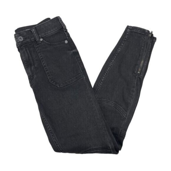 Anthropologie Pilcro And The Letterpress High-Rise Ankle Denim Legging Size 25 - Picture 3 of 8